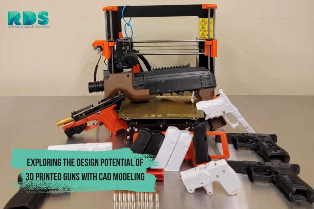 Exploring the Design Potential of 3D Printed Guns with CAD Modeling